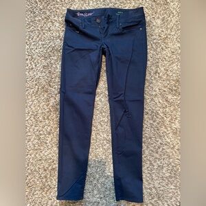 Lilly Pulitzer Navy Skinny Leg Pants(stretchy cotton material)